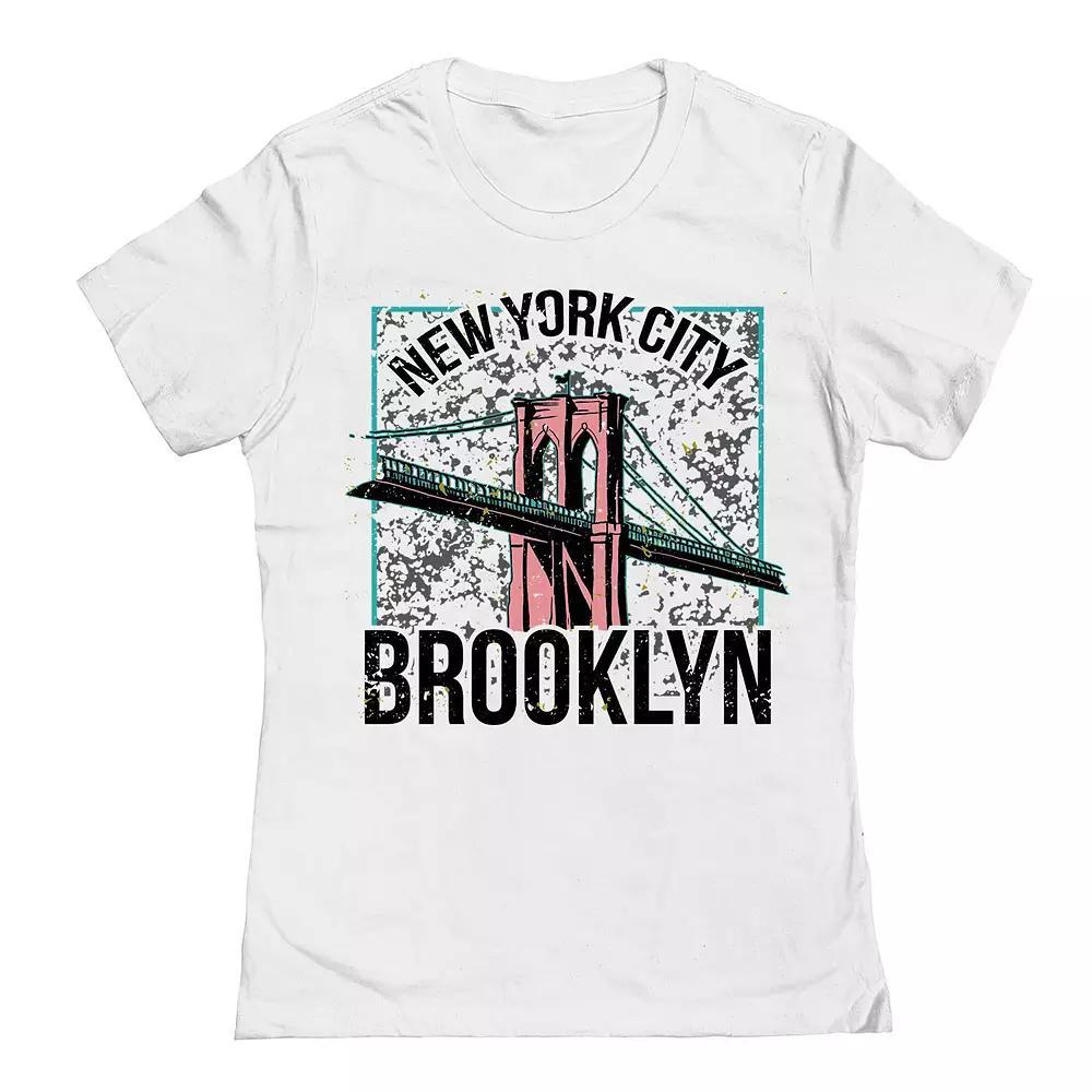 Juniors Brooklyn New York Womens Graphic Tee, Girls Product Image