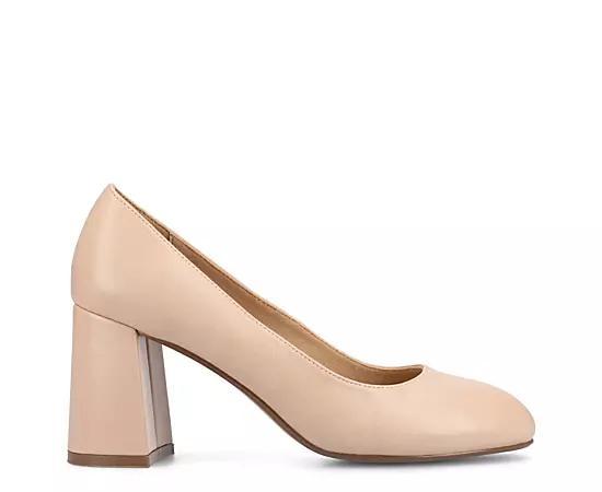 Journee Seraphina Covered Block Heel Womens Shoes Product Image