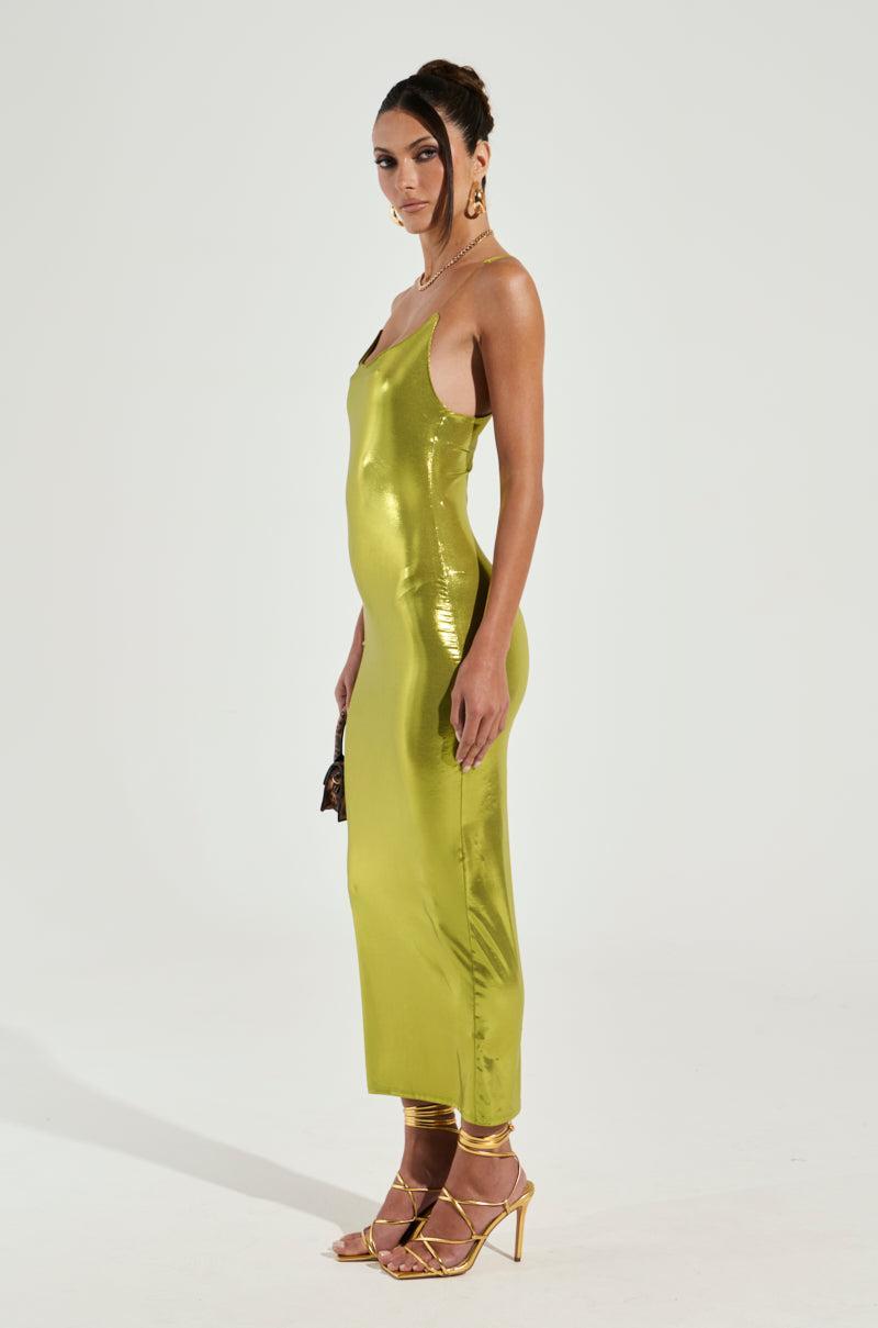 GOOD INTENTIONS LIME MAXI DRESS Product Image