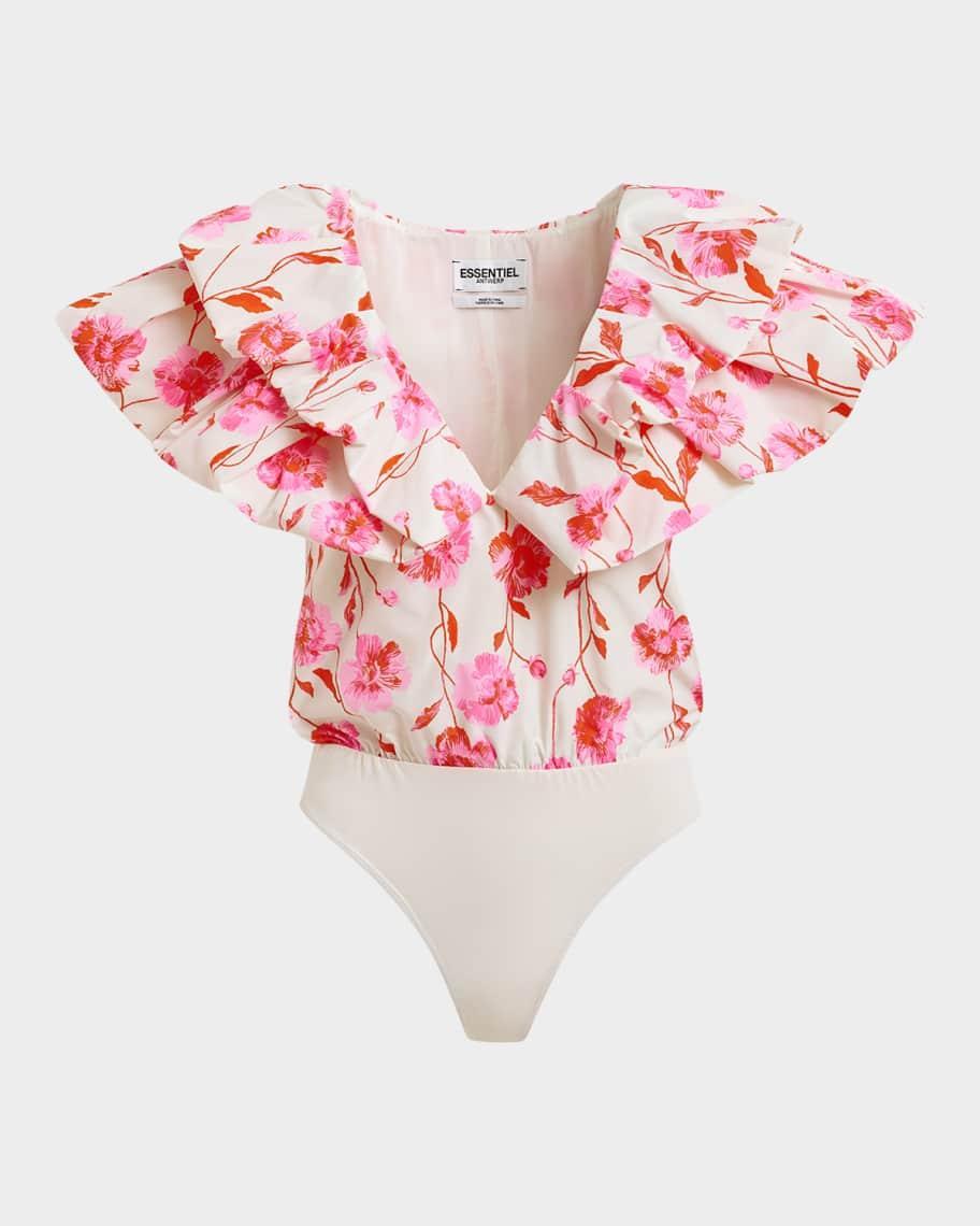 Hillary Voluminous Ruffle Bodysuit  Product Image