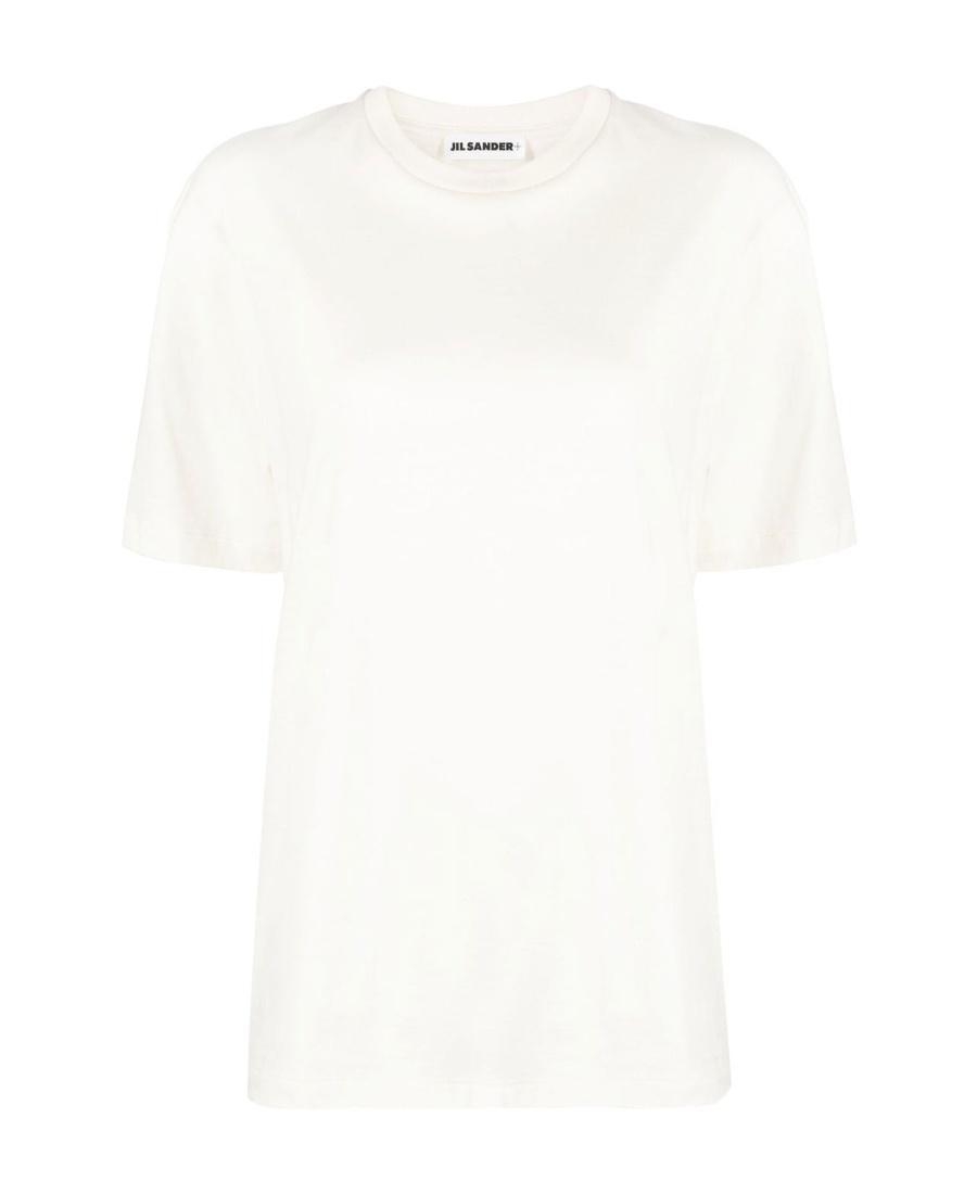 JIL SANDER Drop-shoulder Short-sleeved T-shirt In White Product Image
