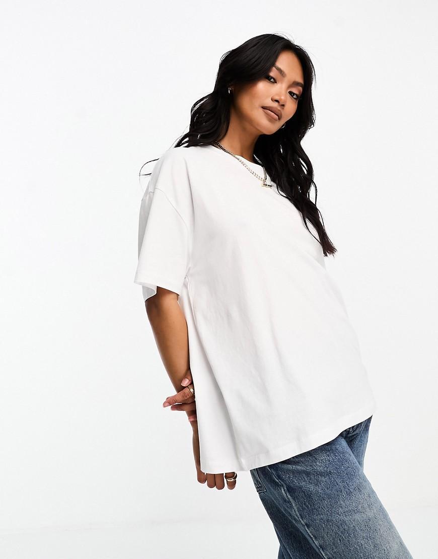 ASOS DESIGN Curve oversized T-shirt in white | ASOS Product Image