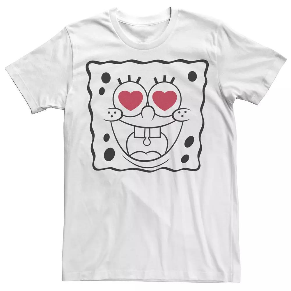 Men's Nickelodeon SpongeBob SquarePants Heart Eyes Graphic Tee, Size: XXL, Light Blue Product Image