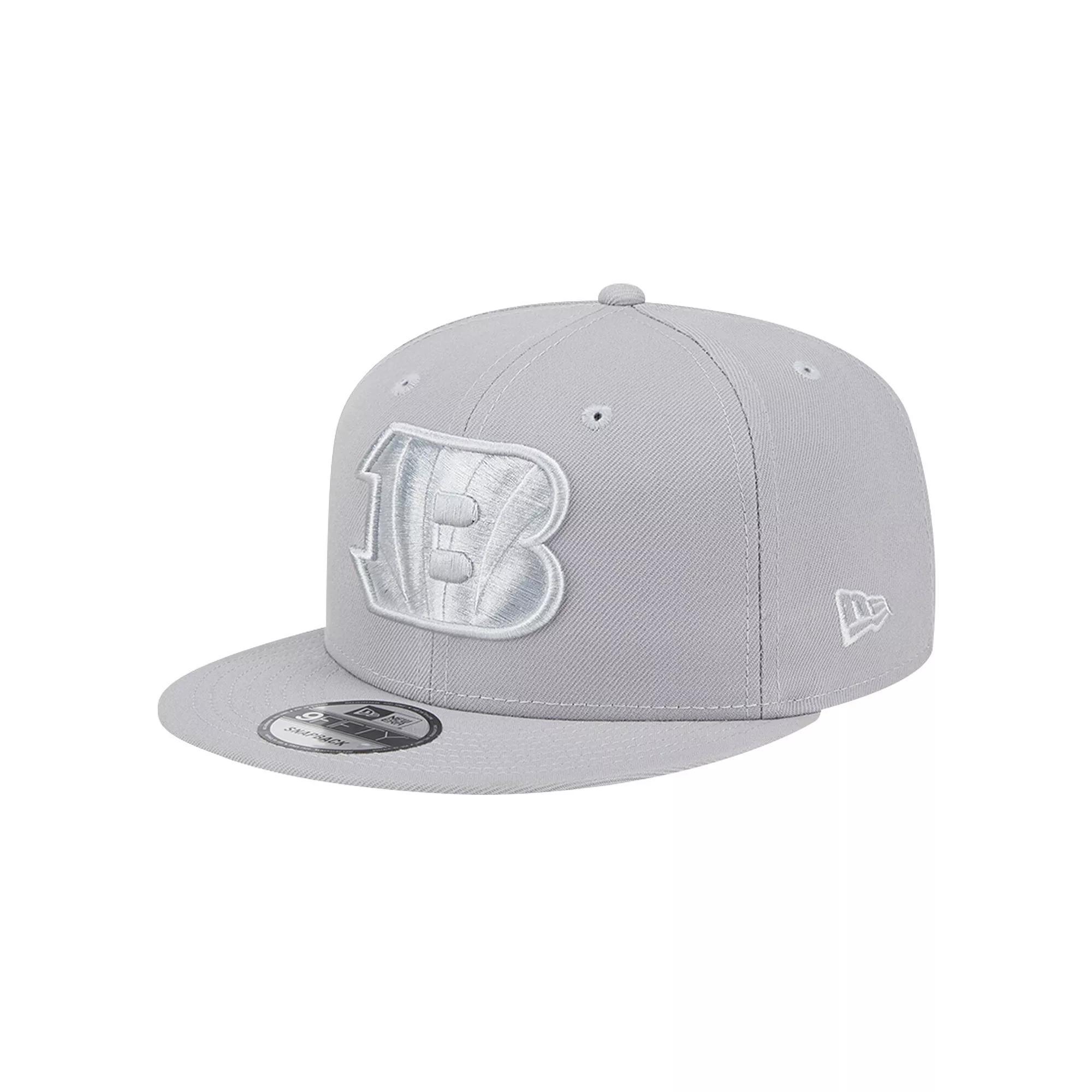 Men's New Era Gray Cincinnati Bengals Color Pack 9FIFTY Snapback Hat, Grey Product Image