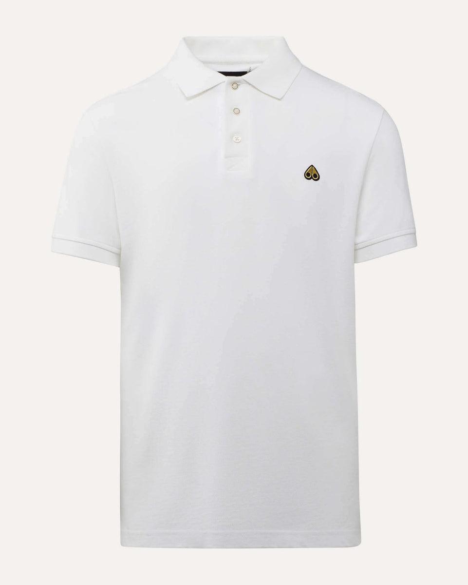 Moose Knuckles Gold Pique Polo Product Image
