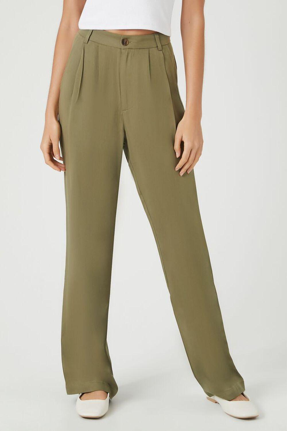 Straight-Leg Trouser Pants | Forever 21 Product Image