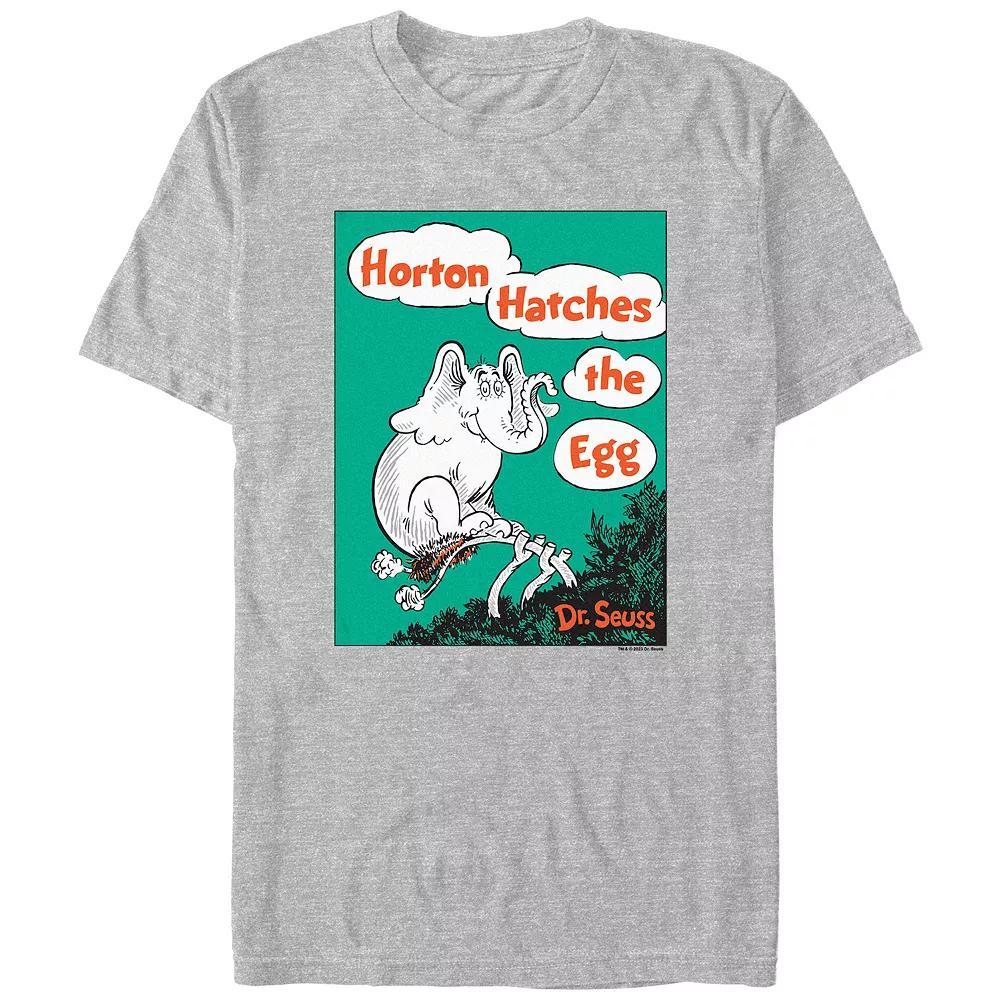 Men's Dr. Seuss Horton Hatches The Egg Graphic Tee, Size: XL, Athletic Grey Product Image