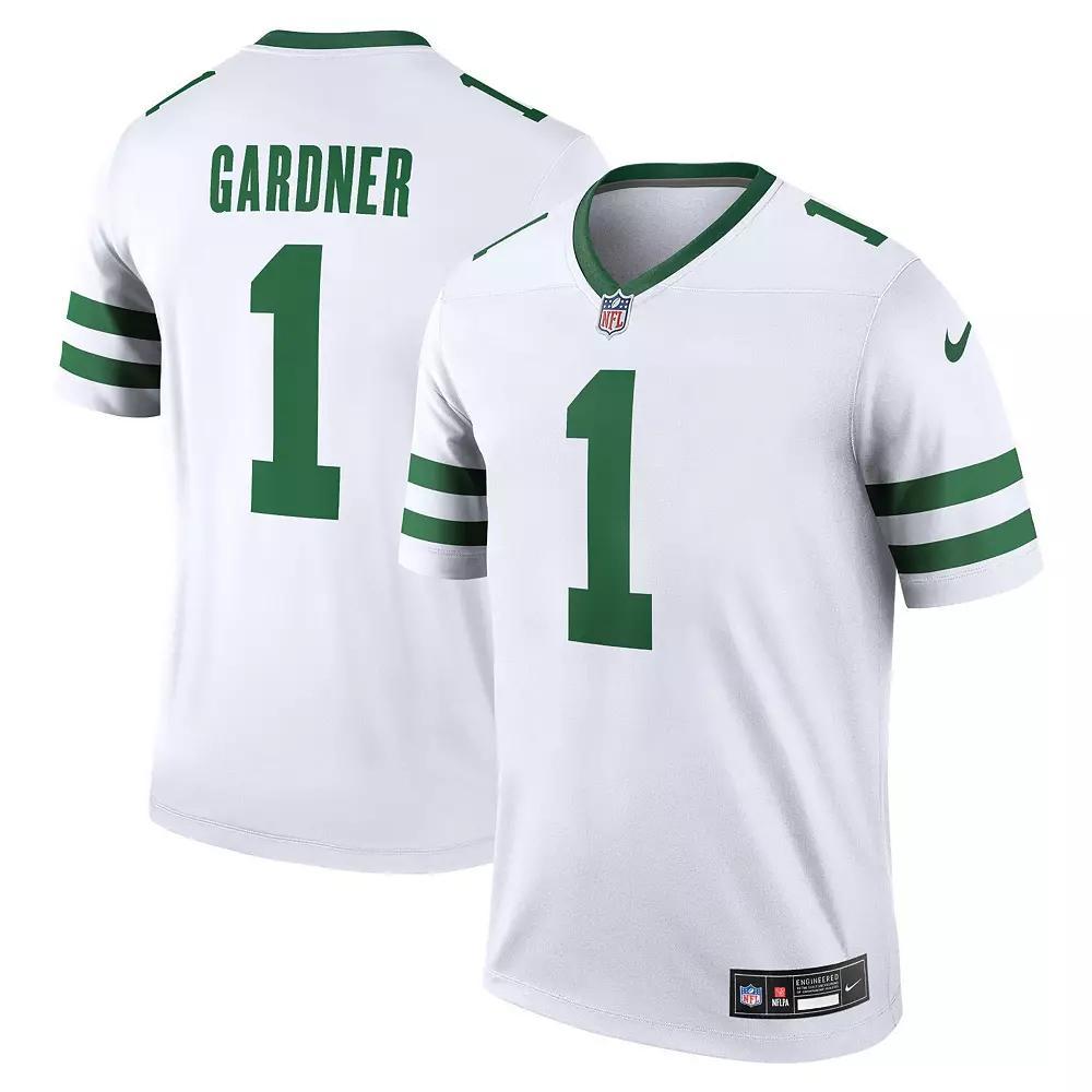Men's Nike Sauce Gardner White New York Jets Alternate Legend Jersey, Size: 2XL Product Image