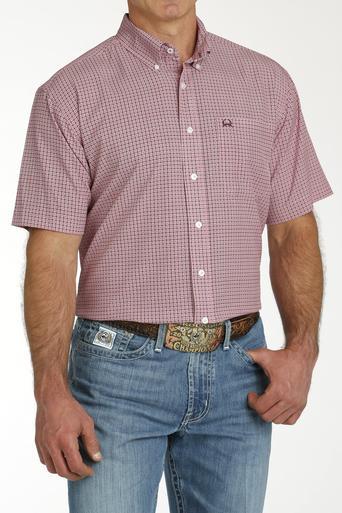 Cinch® Men's S/S Pink Print ArenaFlex Button Shirt Product Image
