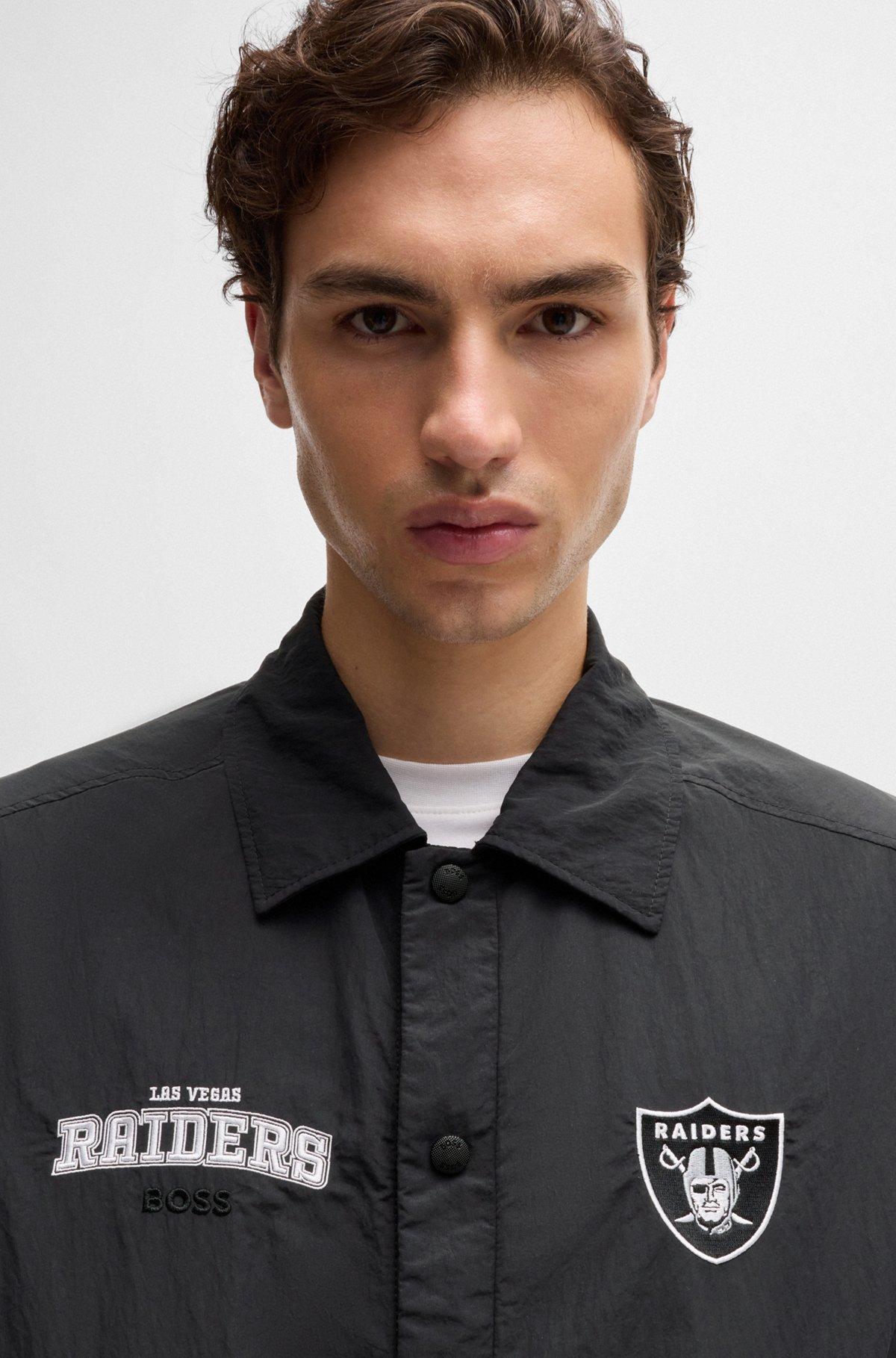 BOSS x NFL water-repellent jacket with embroidered branding Product Image