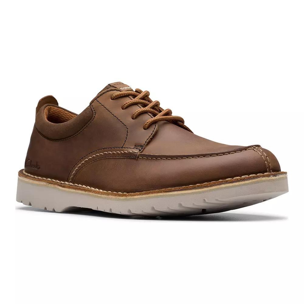Clarks® Eastridge Moc Men's Leather Shoes, Size: 10.5, Beeswax Product Image