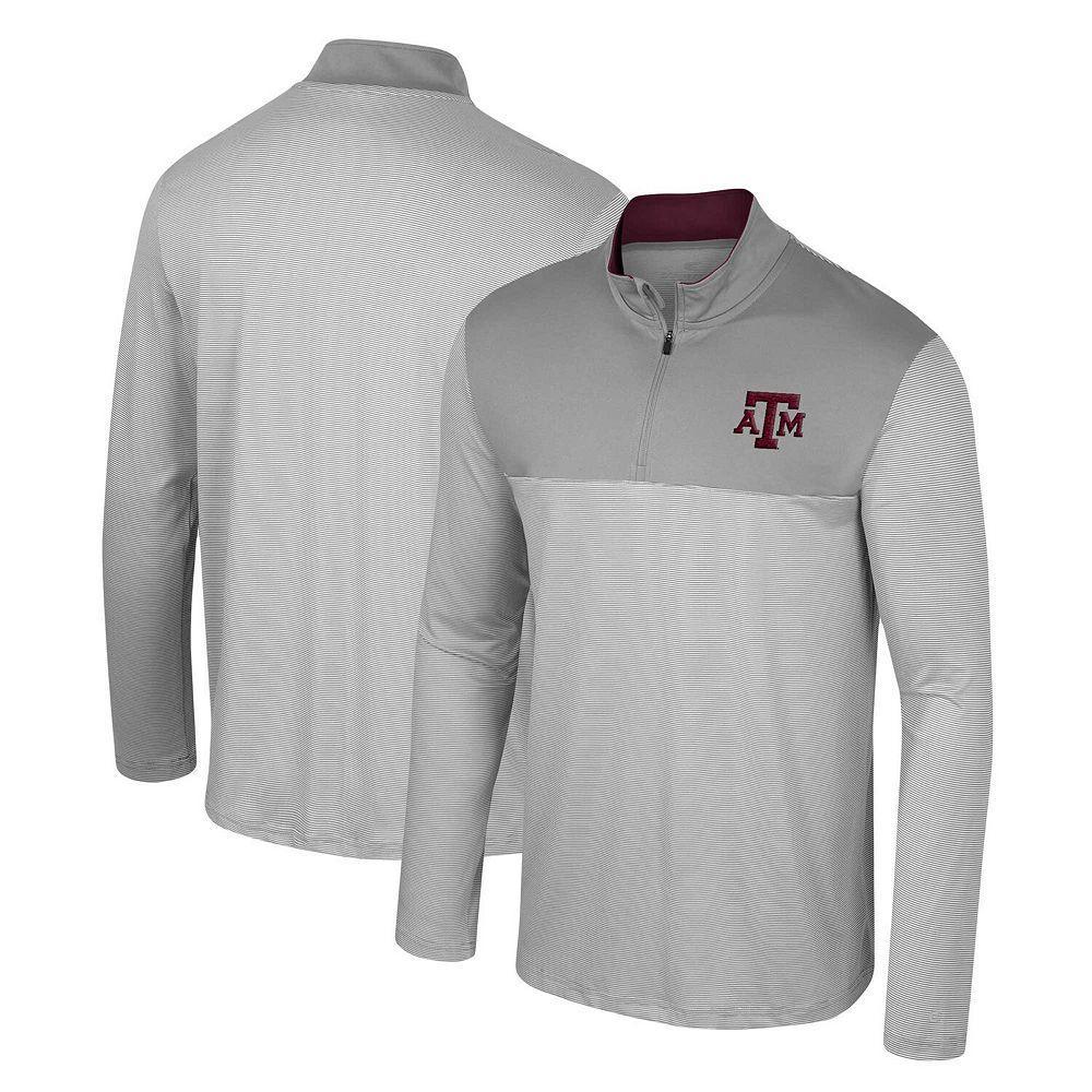 Men's Colosseum Gray UCLA Bruins Tuck Quarter-Zip Top, Size: XL, Grey Product Image