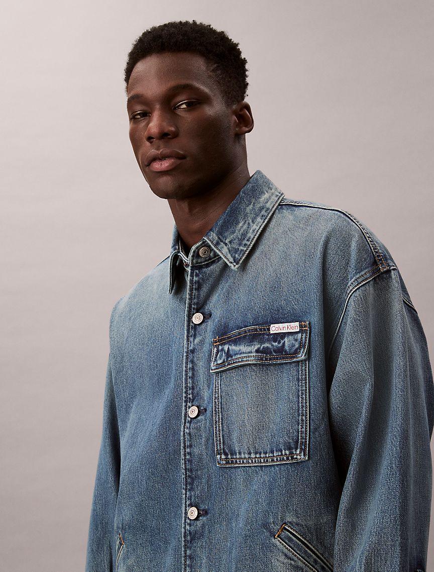 Denim Relaxed Field Jacket Product Image