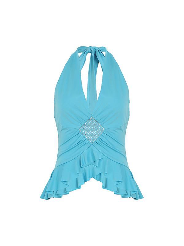 Slim Waisted Hottie Halter Vest Product Image