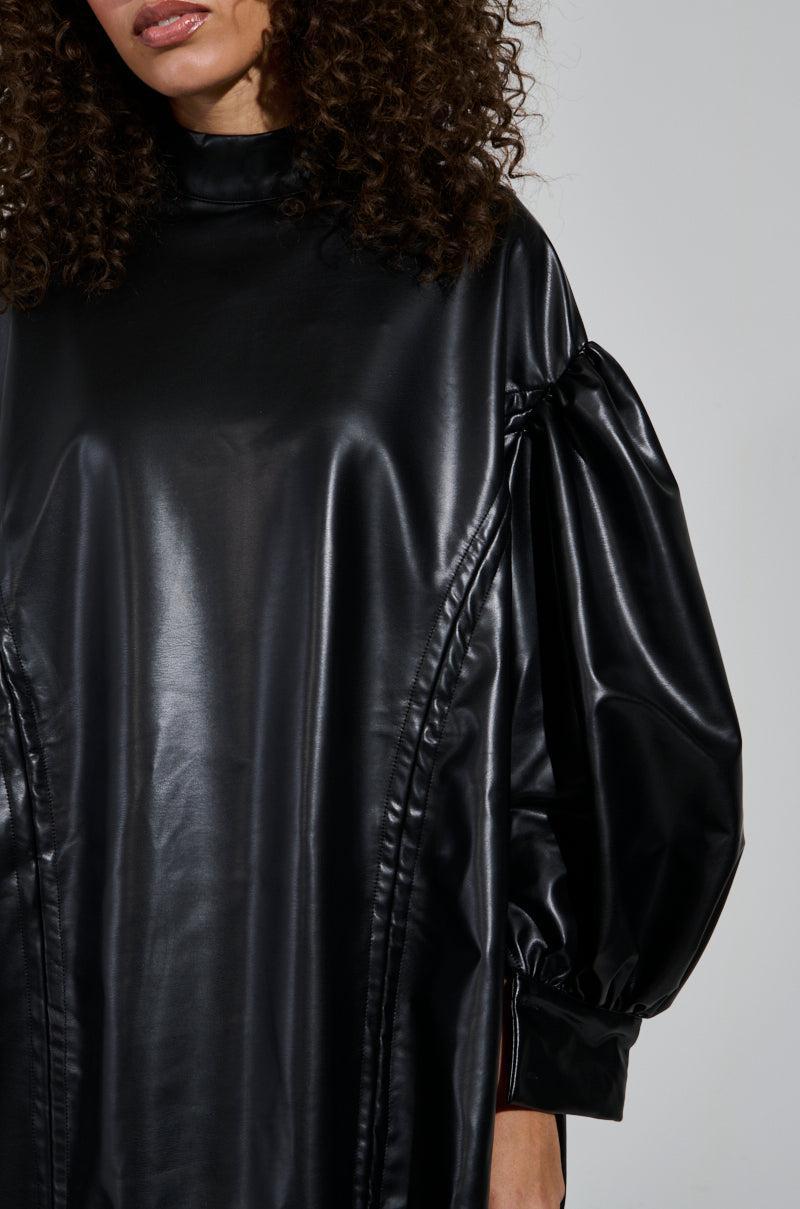 I NEED SOME SPACE PU MINI DRESS Product Image