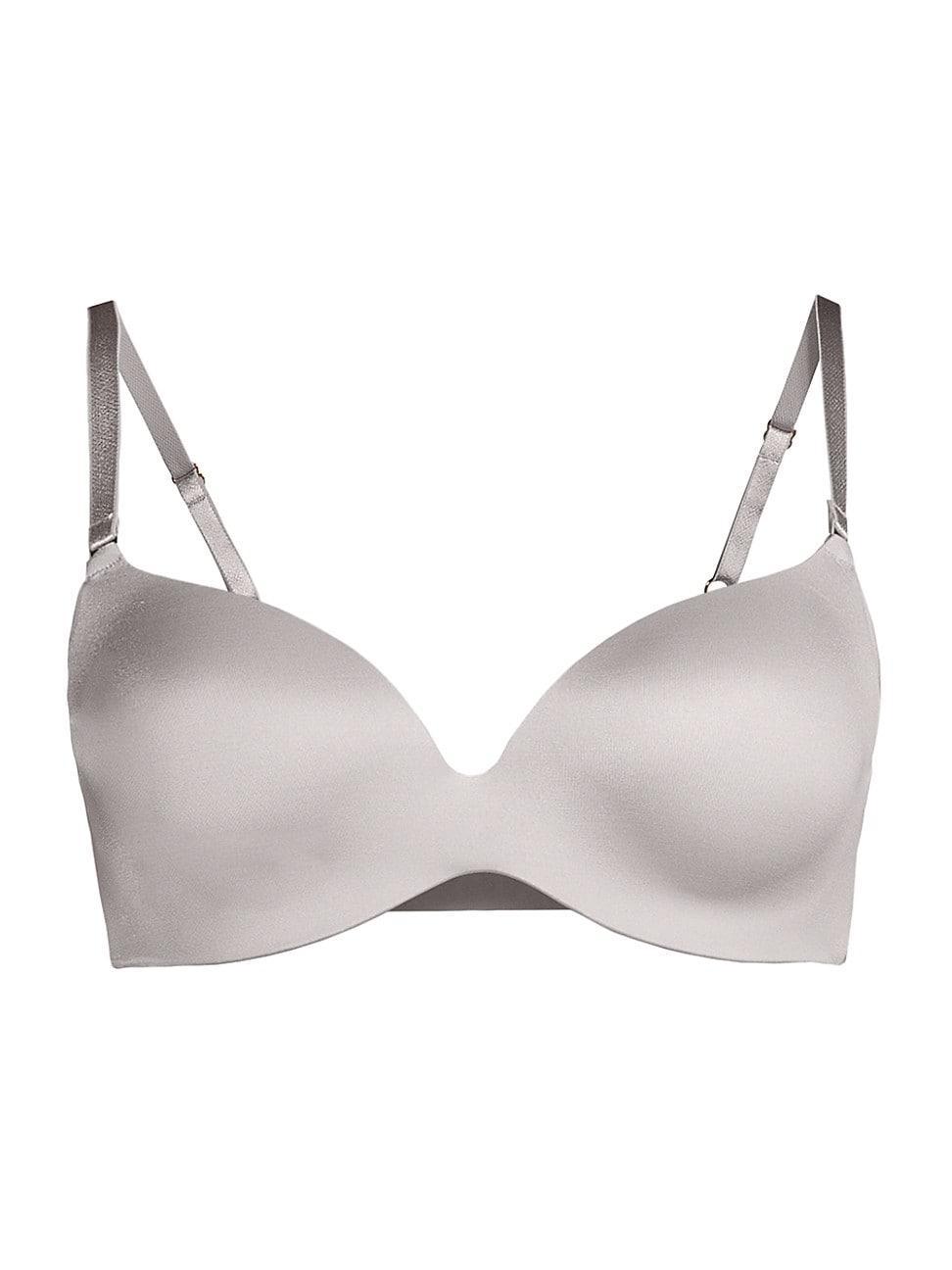 Satin & Mesh T-Shirt Bra Product Image