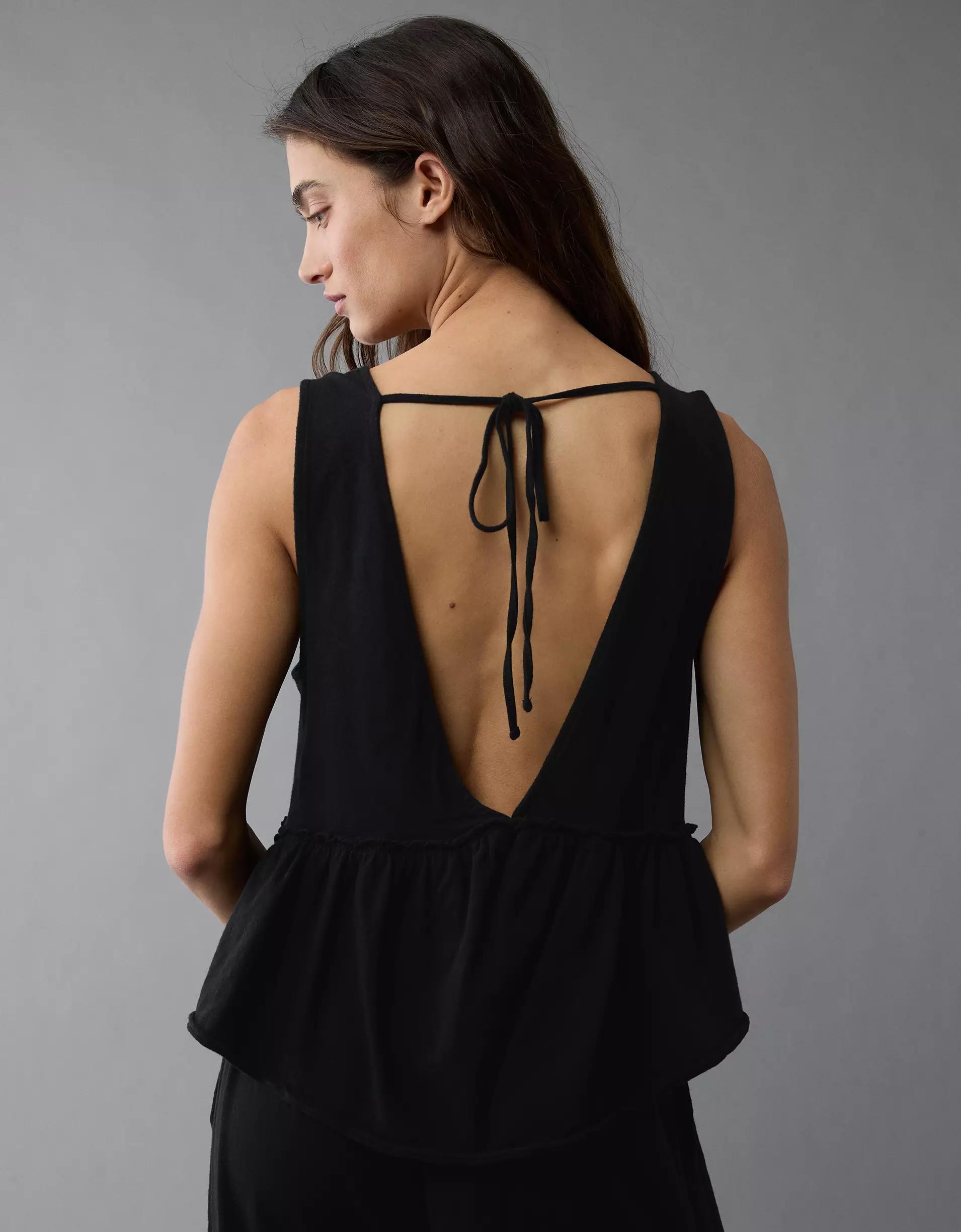 AE Sunchaser Knit V-Neck Swing Tank Top Product Image