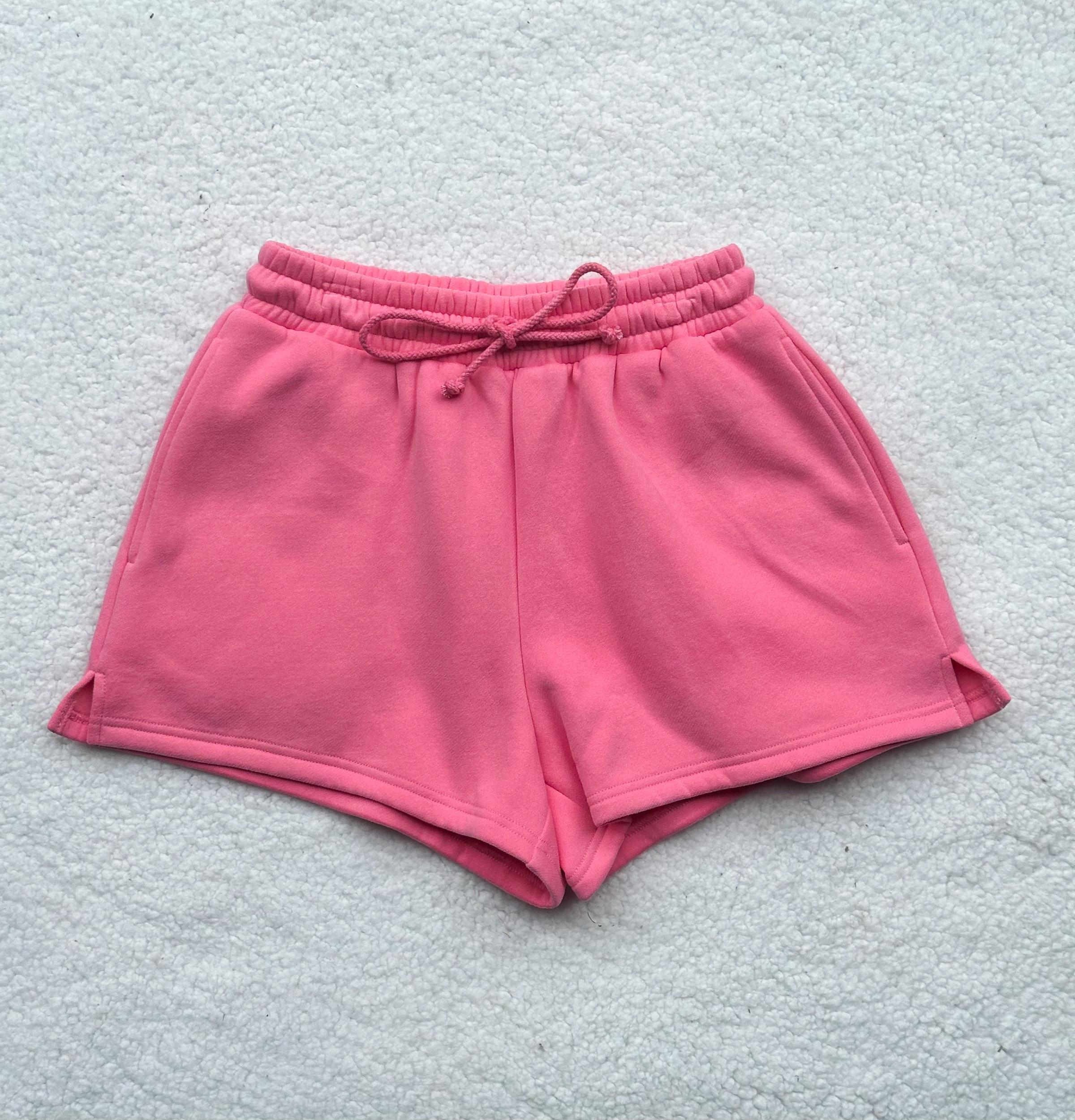 Hibiscus Pink Basic Blank Shorts Product Image