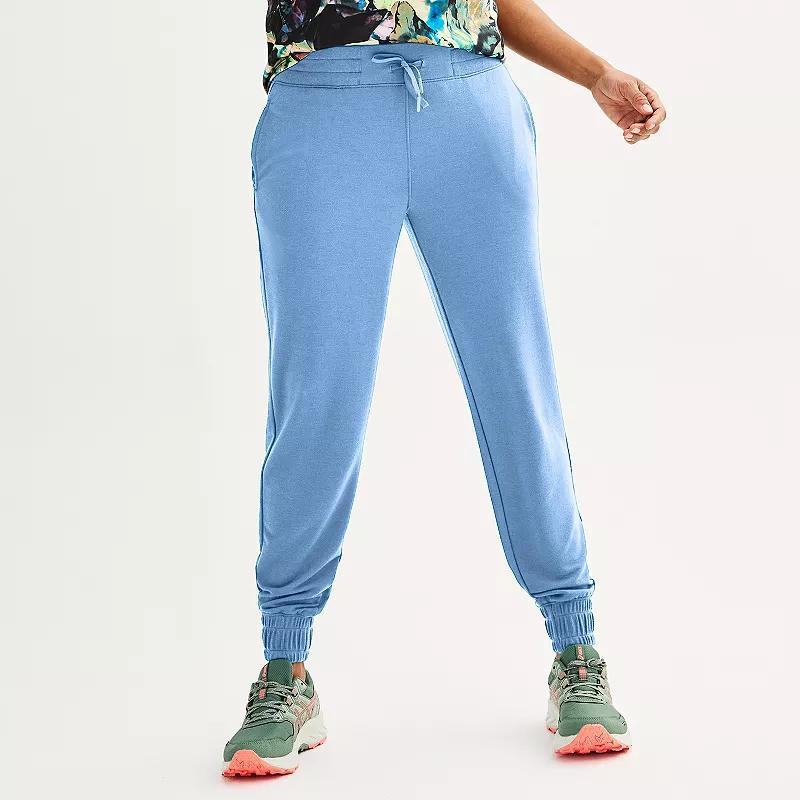 Women's Tek Gear® French Terry Joggers, Size: XL, Blue Romance Product Image