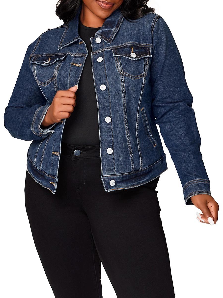 Womens Sadie Denim Jacket Product Image