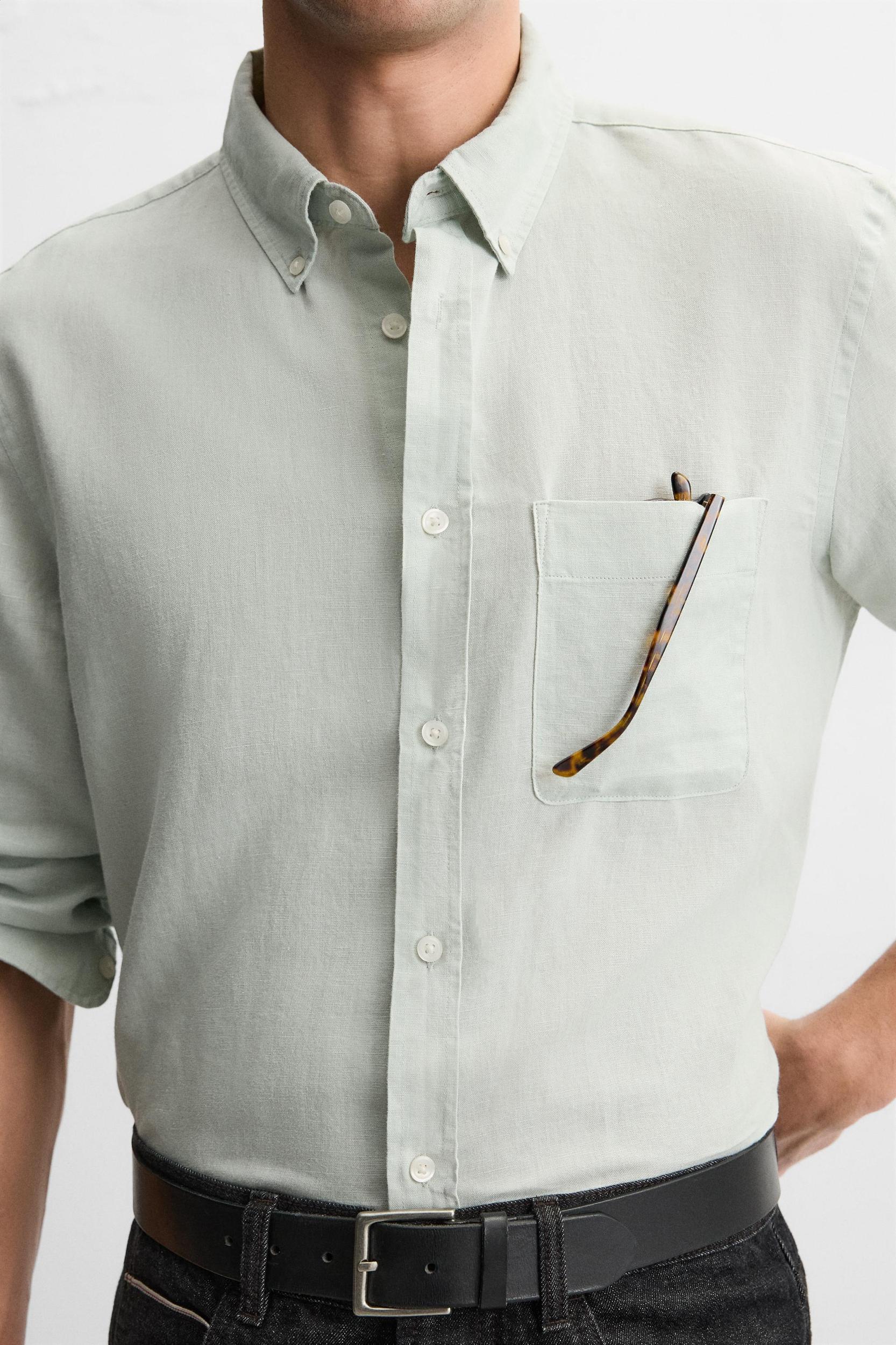 LINEN - COTTON SHIRT Product Image