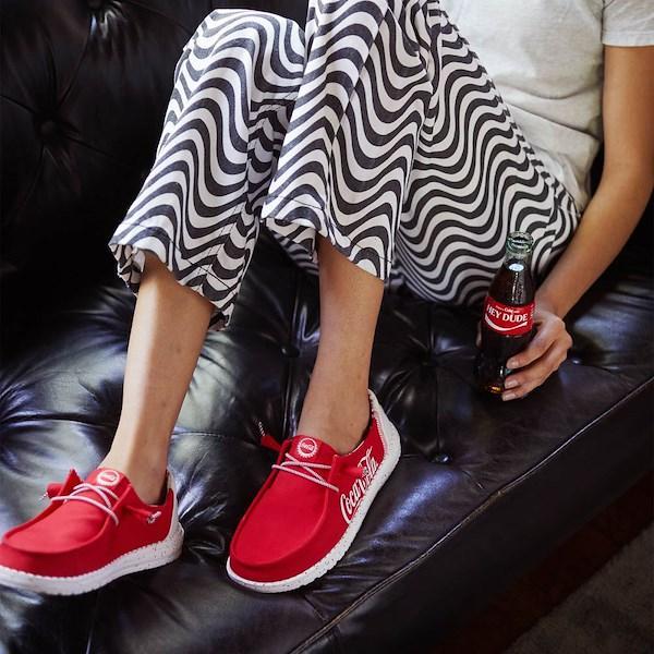 Womens HEYDUDE x Coca-Cola Wendy Slip-On Casual Shoe Product Image