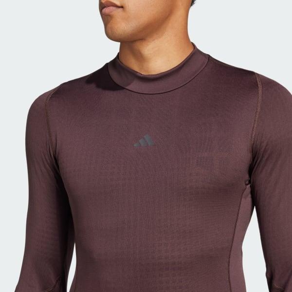 adidas Techfit COLD.RDY Training Long Sleeve Tee Black L Mens Product Image