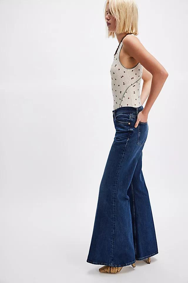 RE/DONE Baggy Flare Jeans Product Image