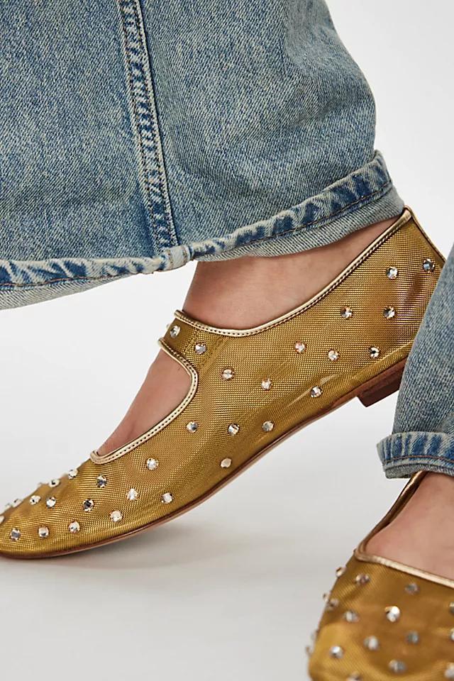 Michaela Shine Buckle Ballet Flats Product Image