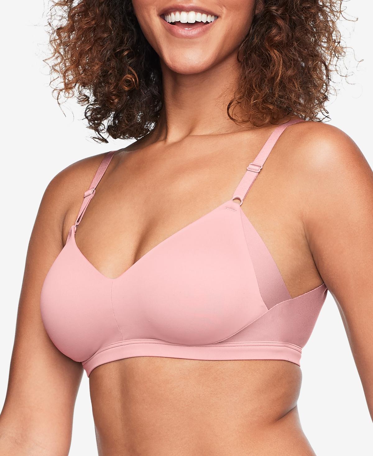 Warners No Side Effects® Underarm and Back-Smoothing Comfort Wireless Lift T-Shirt Bra RN2231A, Women's, Size: 3XL, Mink Product Image