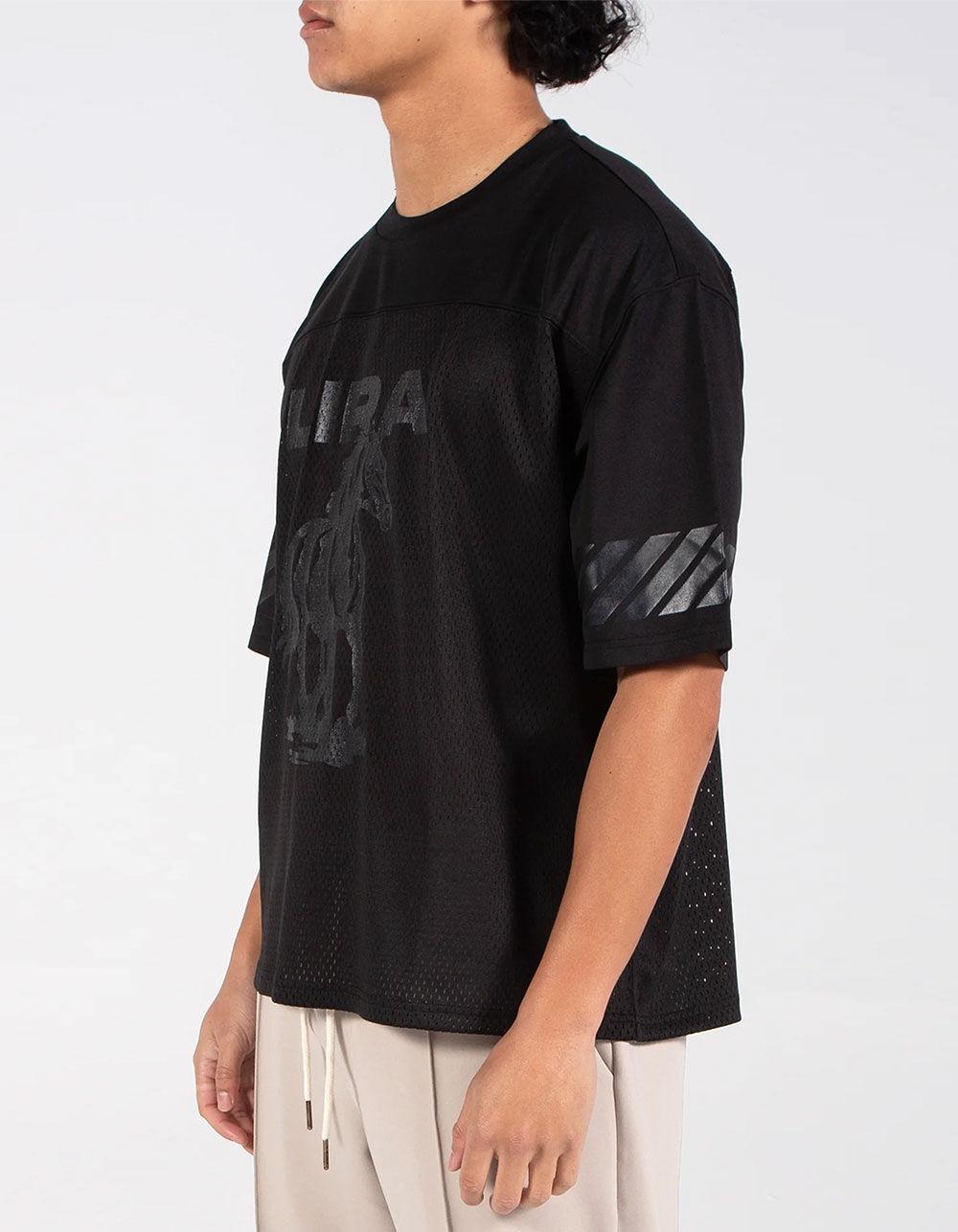 LIRA Galveston Mens Football Jersey - BLACK Product Image