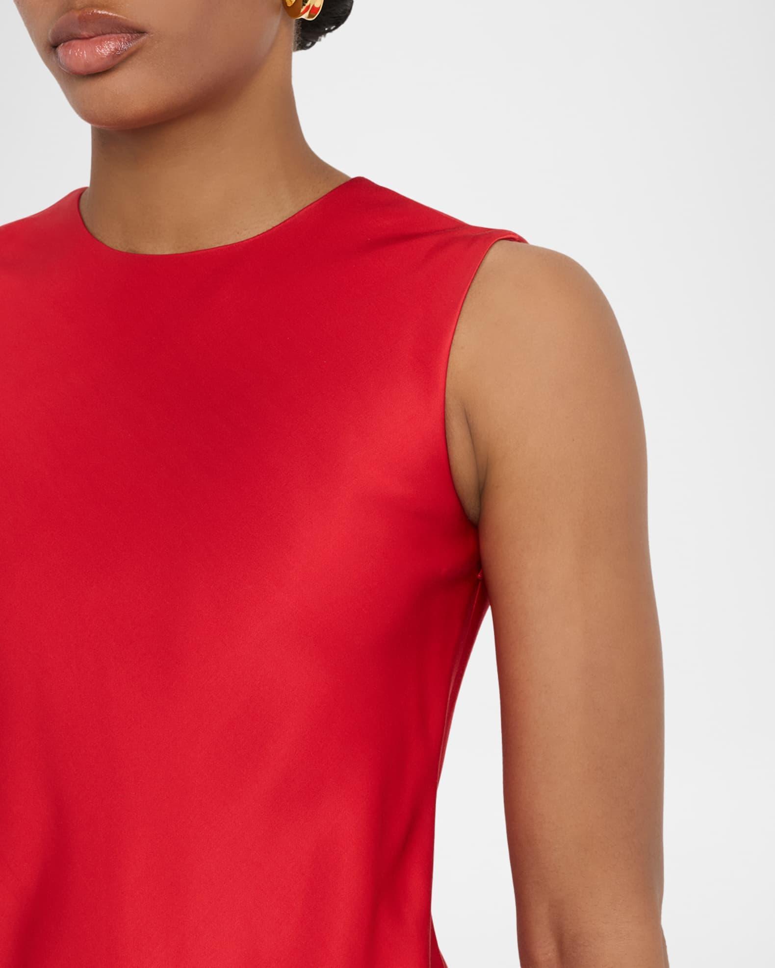 Satin Mini Shift Dress Product Image