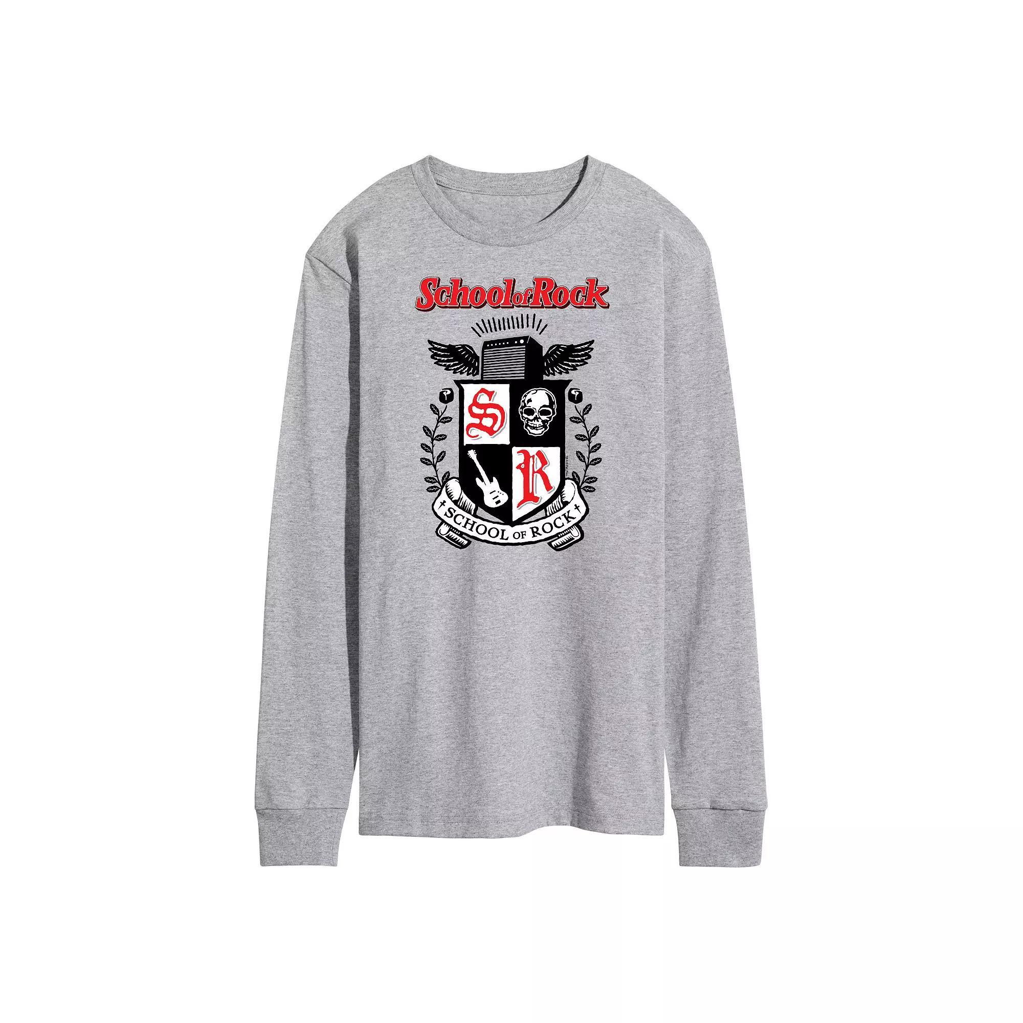 Mens School Of Rock Crest Long Sleeve Product Image