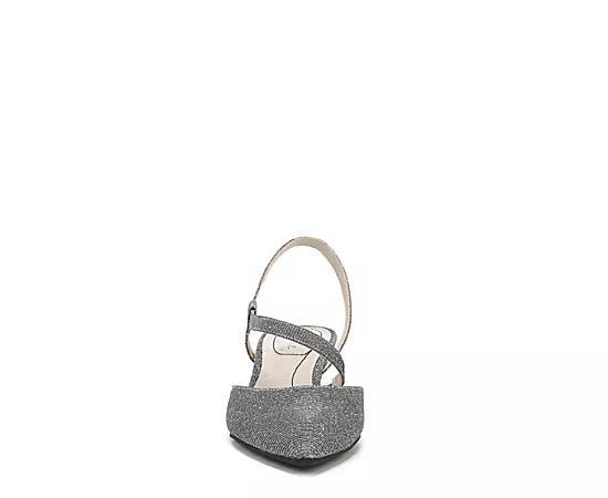 LifeStride Minimalist Women's Slingback Pumps, Size: 9.5, Silver Shimmer Product Image