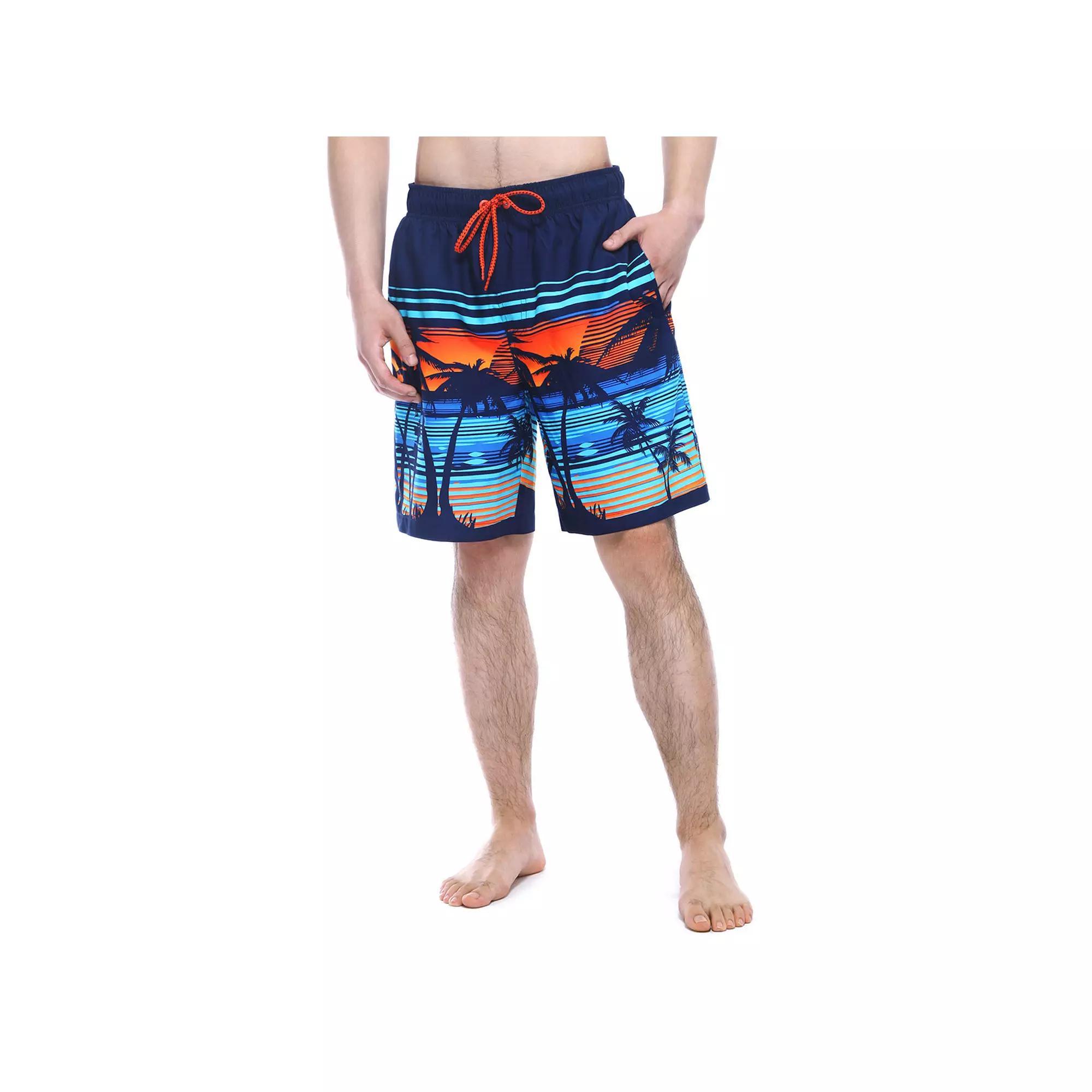 Mens Rokka&Rolla 8-in. Mesh Lined UPF 50+ Swim Trunks Product Image