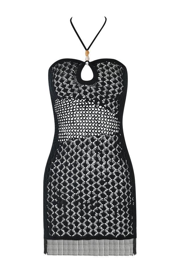 CORALIE MINI DRESS - BLACK Product Image