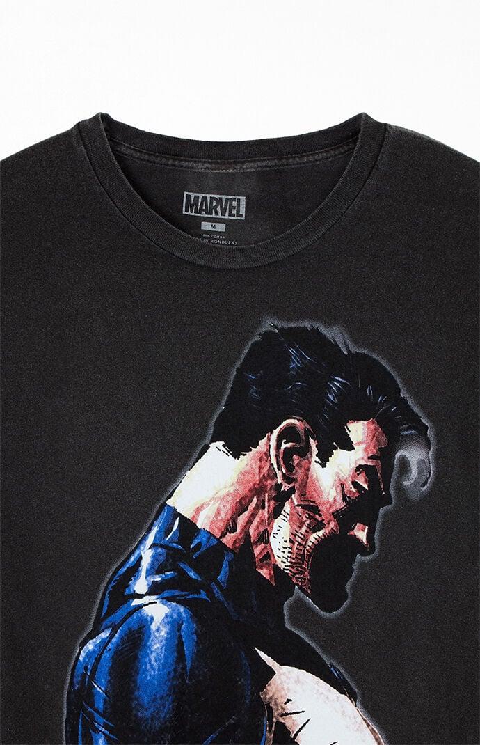 Men's The Punisher Marvel Oversized T-Shirt Product Image
