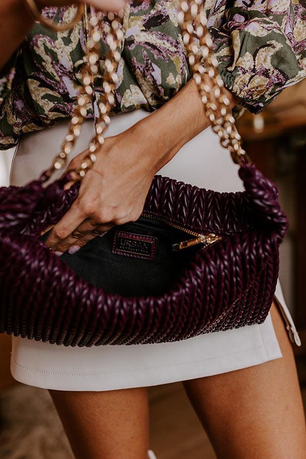 Timeless Treasures Faux Leather Tote in Windsor Wine Product Image