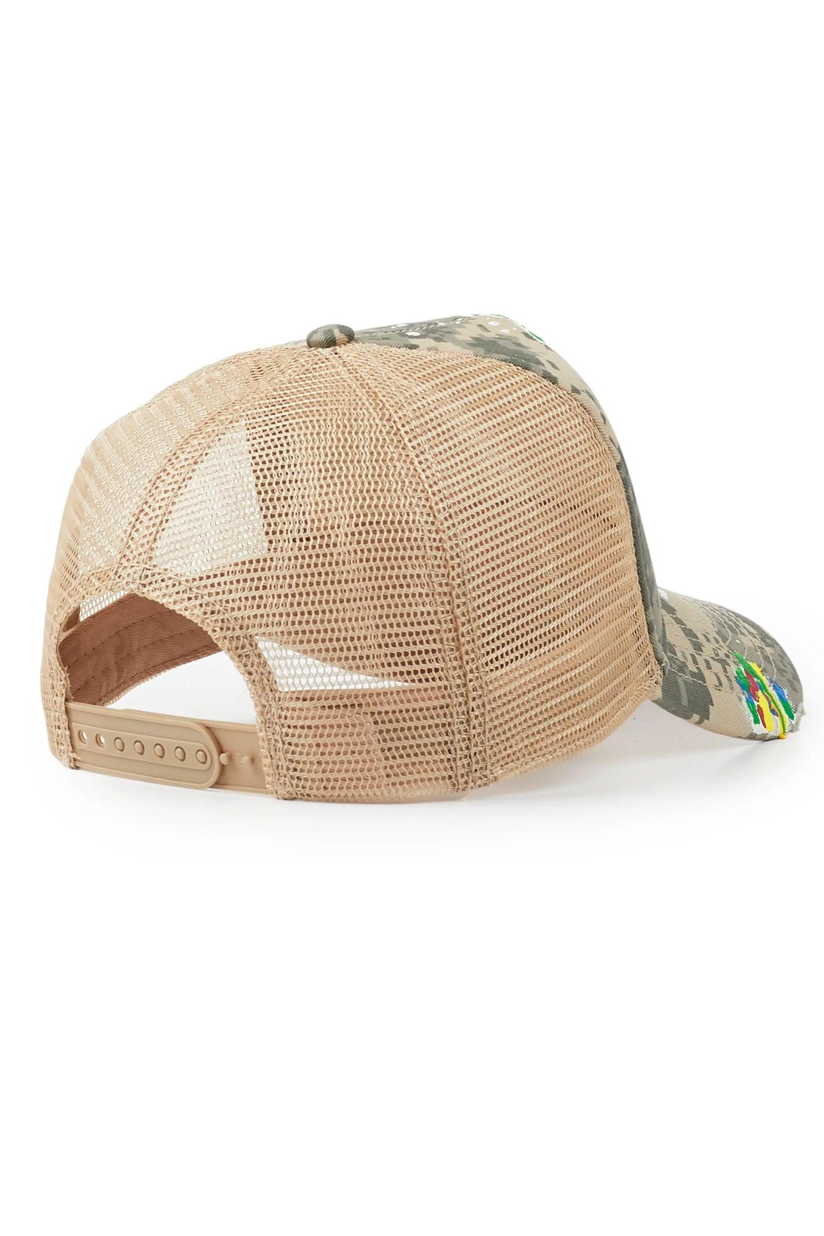 Neptune Digital Camo Trucker Hat Male Product Image