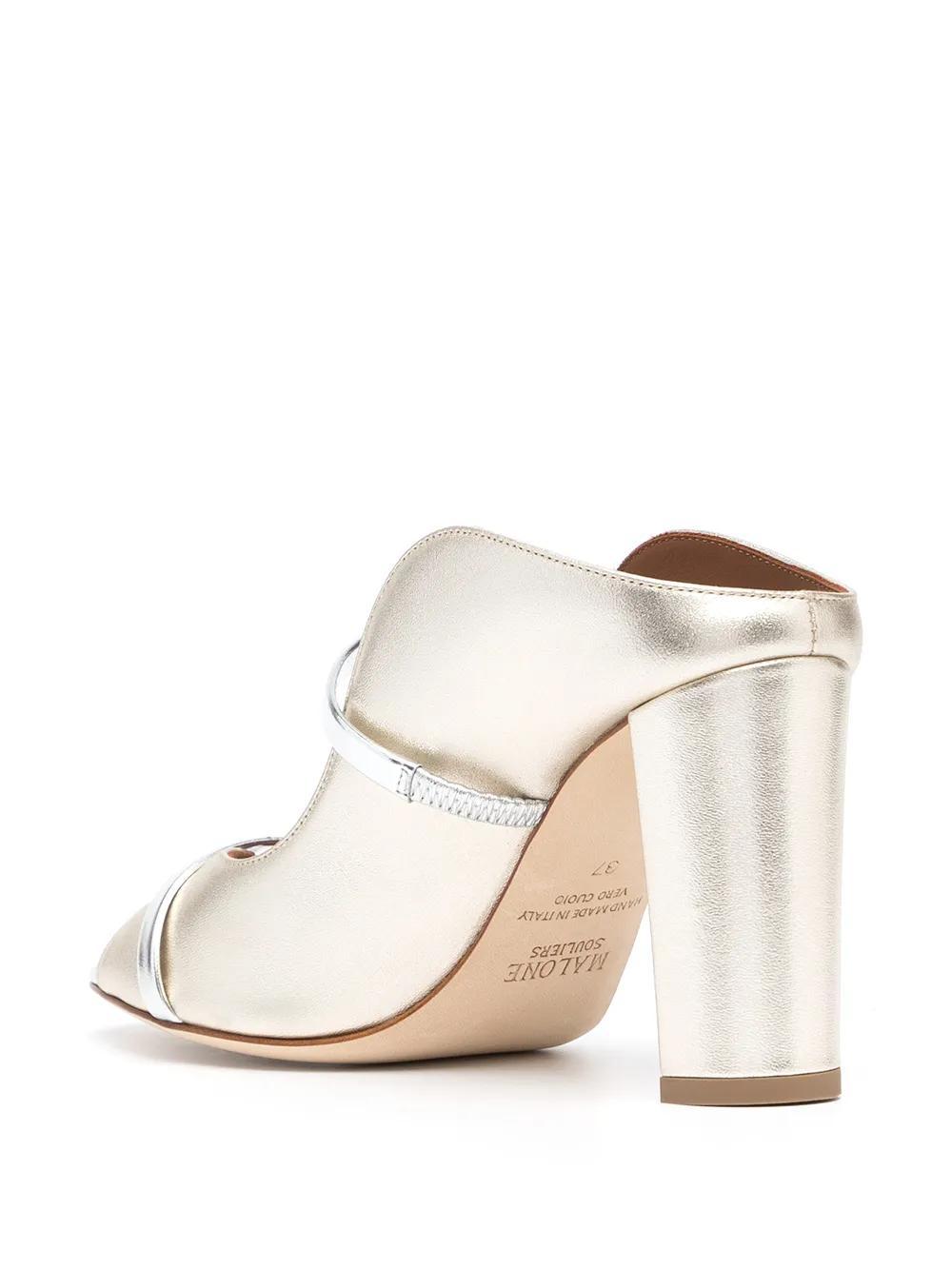 slip-on peep-toe sandals Product Image