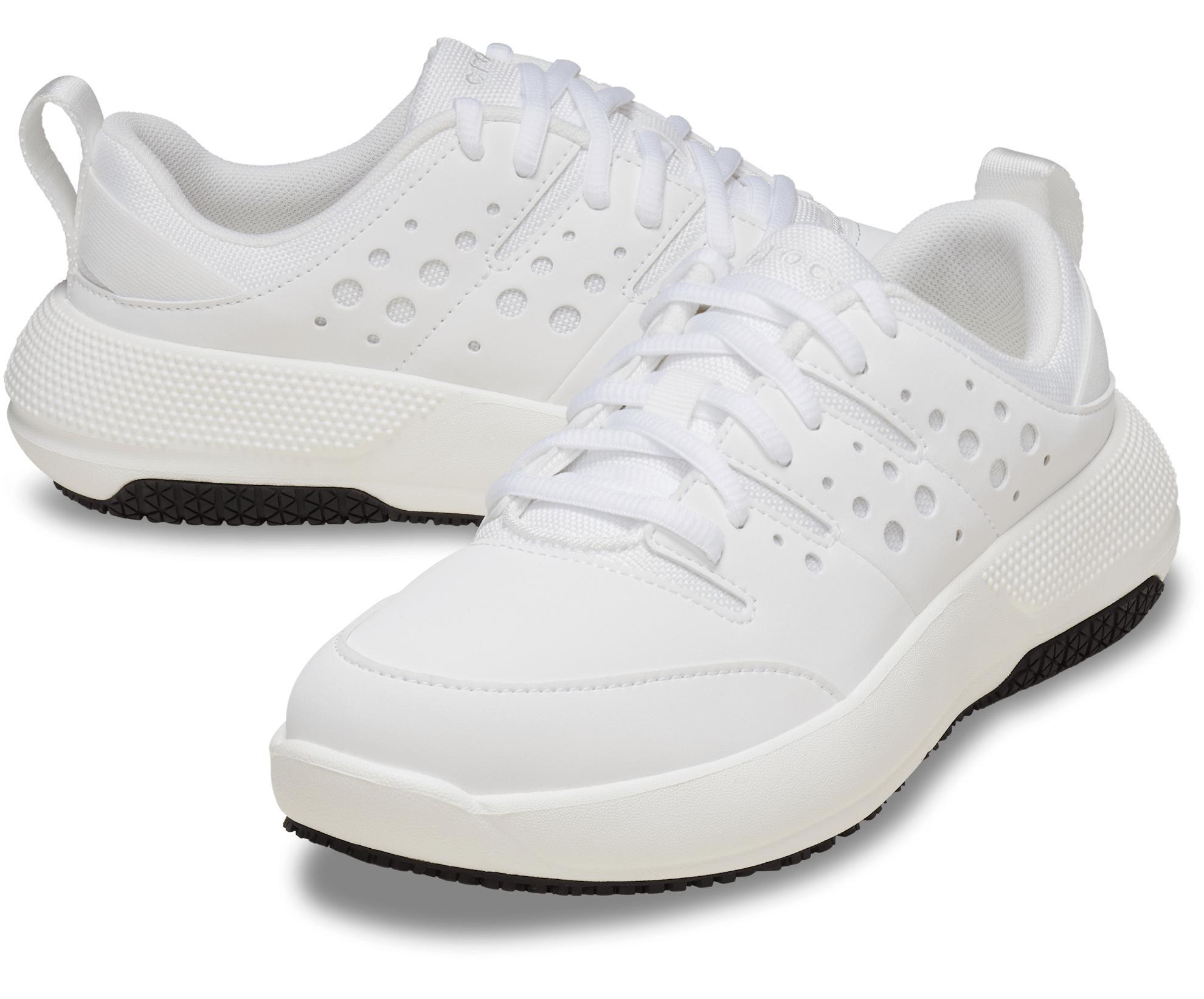 Crocs On The Clock Women's Work Sneakers, Size: 8, Black Product Image