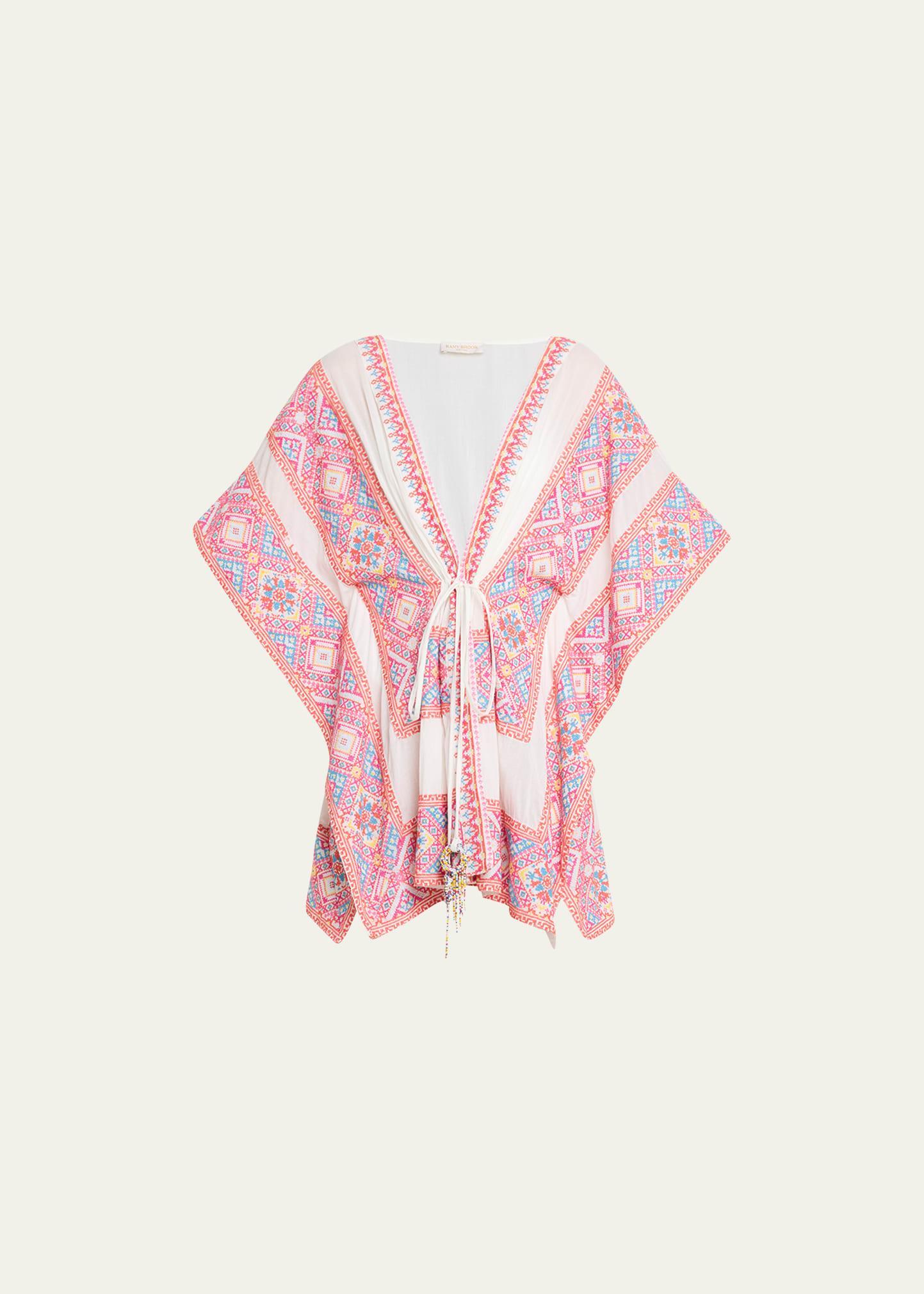 Womens Samira Beaded Cotton Cover-Up Dress Product Image