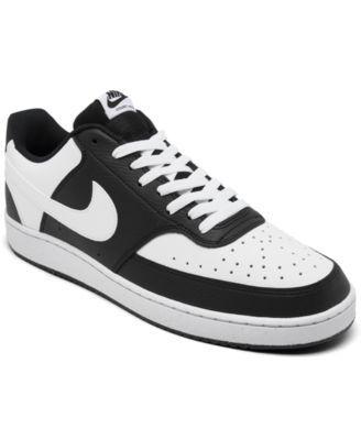 Nike Court Vision Next Nature Women's Low-Top Shoes, Size: 5.5, Black White Product Image