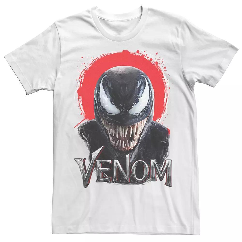 Men's Venom Red Face Paint Tee, Size: Large, White Product Image