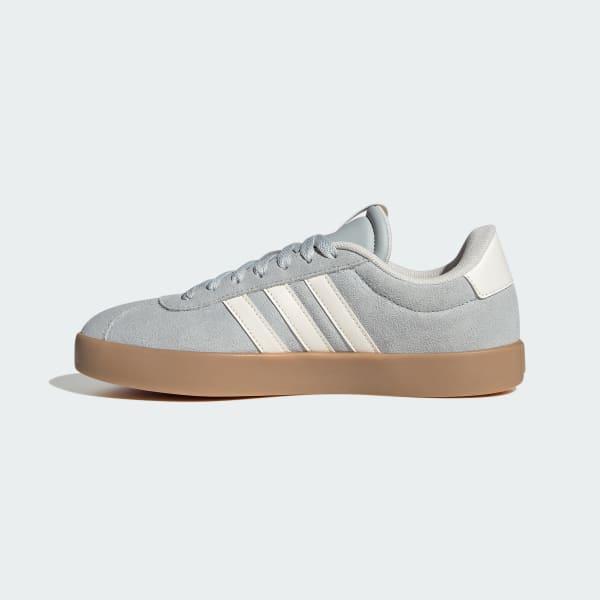 adidas VL Court 3.0 Women's Shoes, Size: 5.5, Gray Off White Gum Product Image