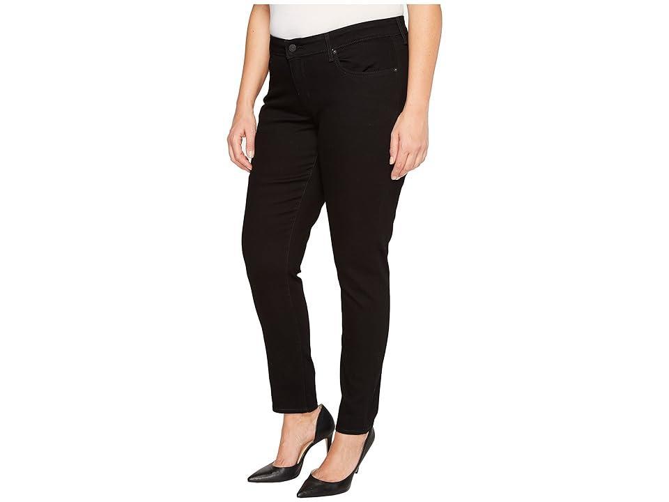Plus Size Levis 711 Skinny Jeans, Womens Blackened Grey Product Image