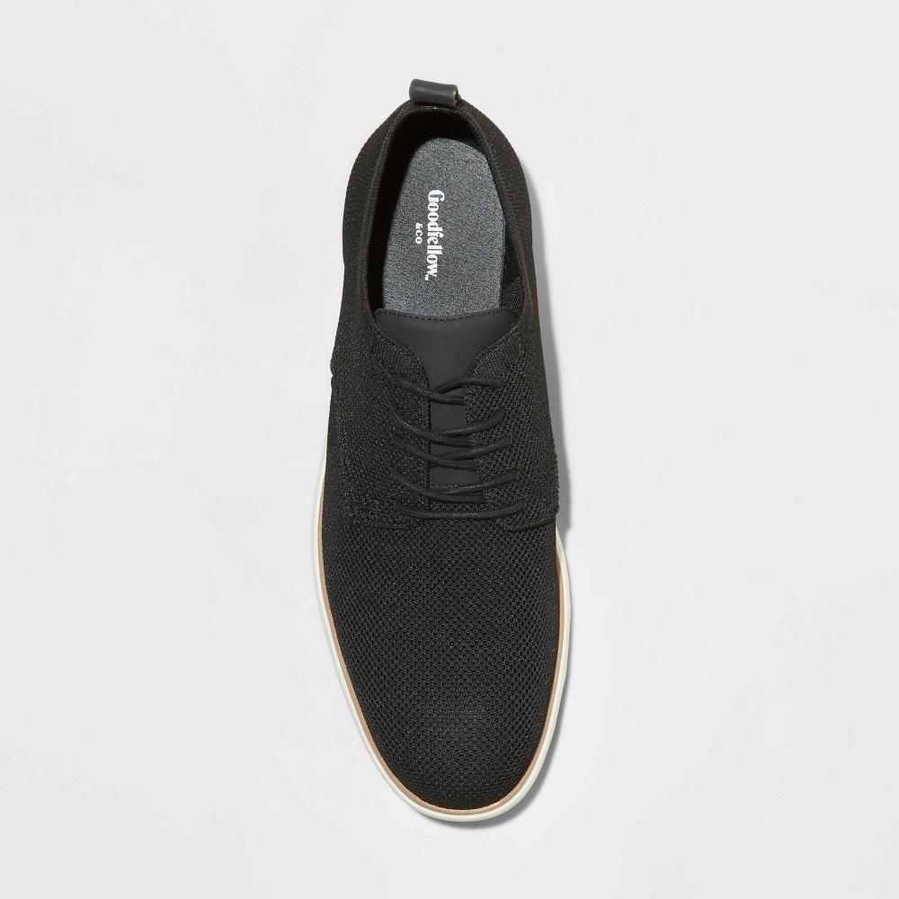 Mens Kev Knit Dress Shoes - Goodfellow & Co 7: Lace-Up Moccasins, Closed Round Toe Width, Solid Pattern Product Image