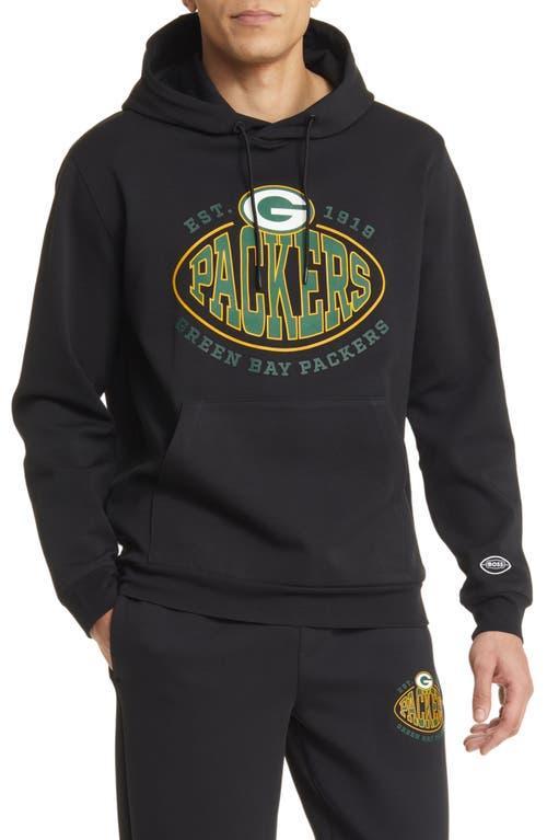 Men's BOSS X NFL  Black Minnesota Vikings Touchback Pullover Hoodie, Size: Medium Product Image