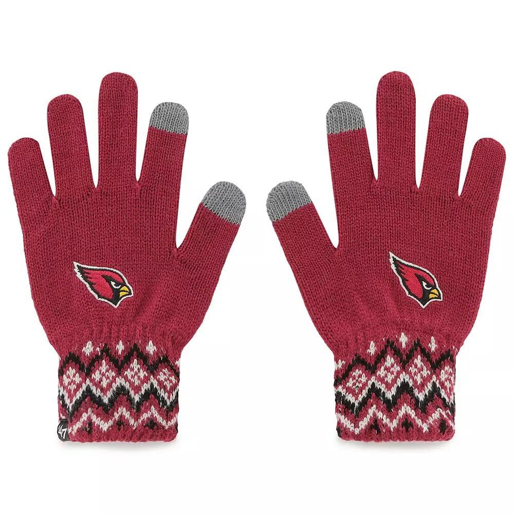 Women's '47 Arizona Cardinals Elsa Gloves, Team Product Image