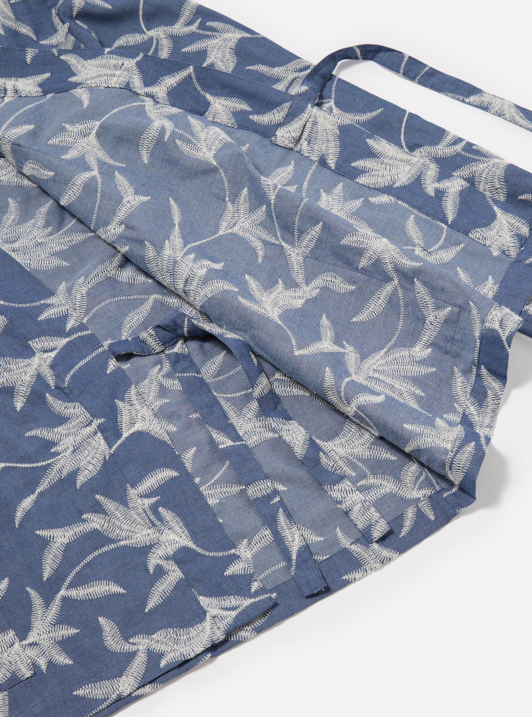 Indigo Summer Jungle Cotton Kyoto Work Jacket Product Image